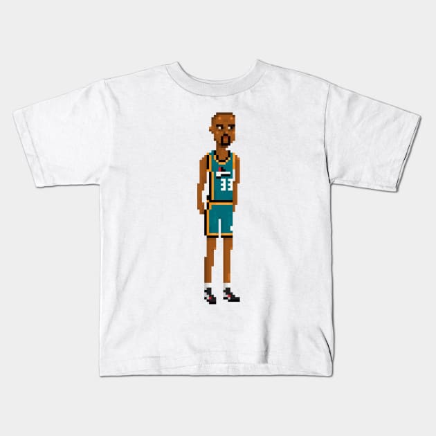 Grant Hill Kids T-Shirt by PixelFaces